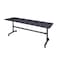 Kobe Rectangle Training Table, 84" W, 29" H, Gray MKFT8424GY - alternate 1